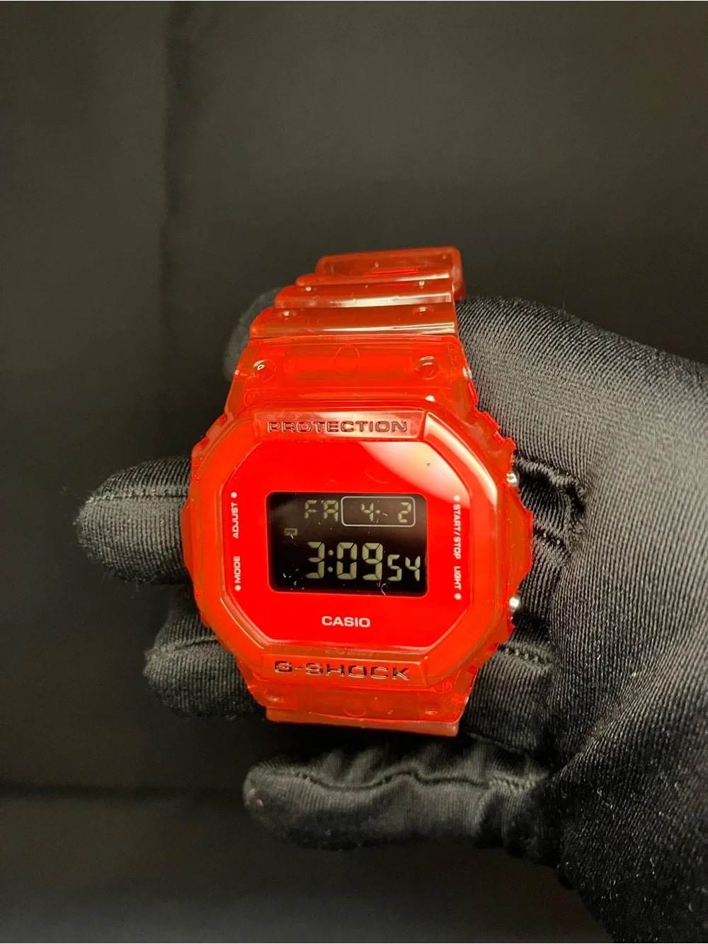 Custom G Shock Red Dw5600 Style